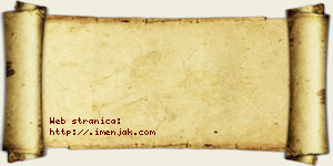 Isak Anđelković vizit kartica